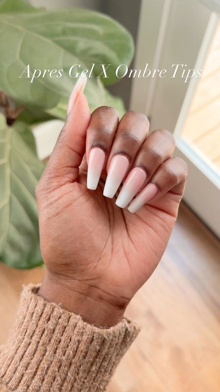 I finally got to try out the Apres Gel X Ombré Tips! I didn’t do too bad on my first try but I definitely think I need to do a deeper nude shade for a better contrast. The Forgotten Film color that comes in the kit is a little light in color but still beautiful.

#LTKBeauty