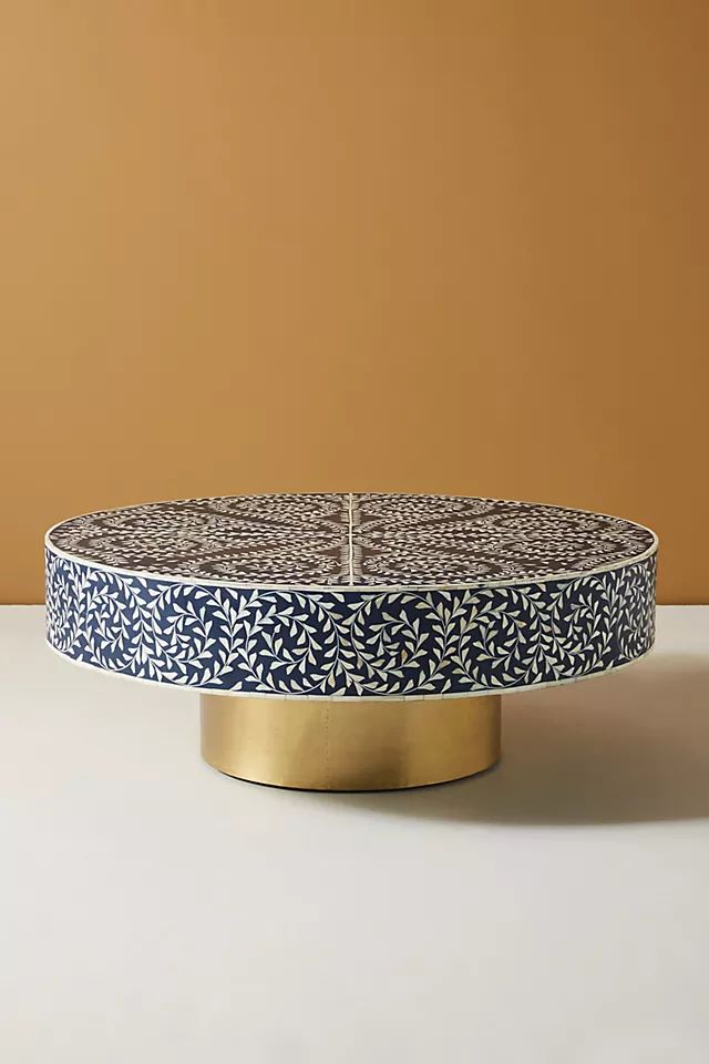 Scroll Vine Inlay Coffee Table | Anthropologie (US)