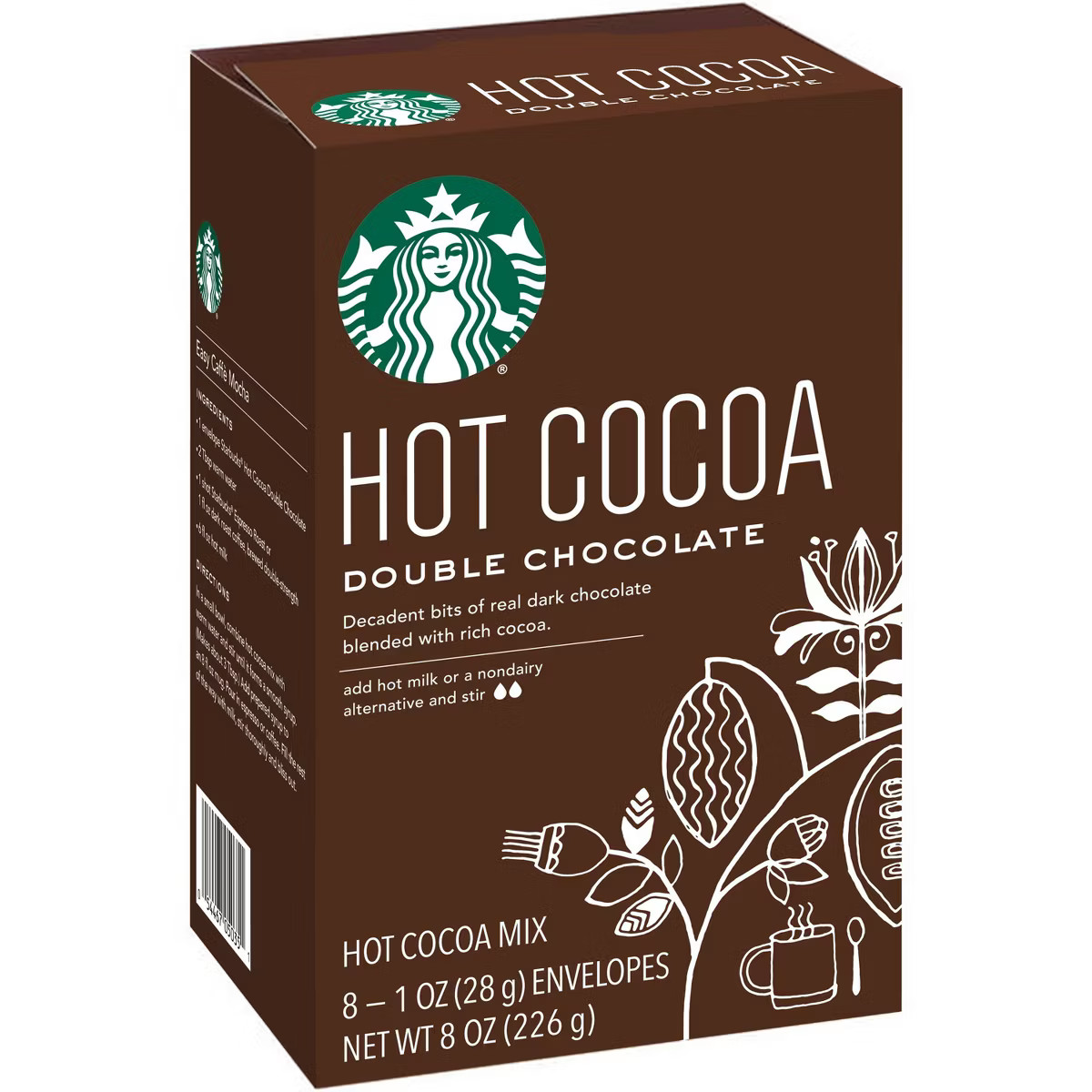 Starbucks Double Chocolate Hot Cocoa Mix - 8ct | Target