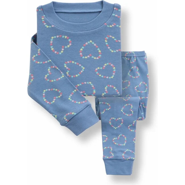 Pajamas, Blue Hearts | Maisonette