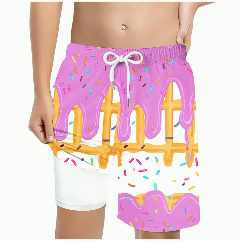 Gubotare Boys Swim Shorts Boys Swim Trunks Board Shorts Teen Boys Swimsuit Quick Dry Swimwear Swi... | Walmart (US)