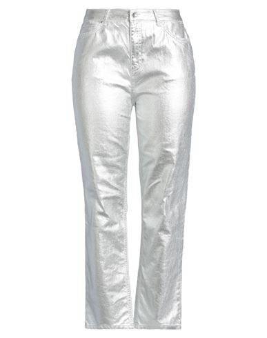 Xandres Woman Jeans Silver Size 8 Cotton | YOOX (US)
