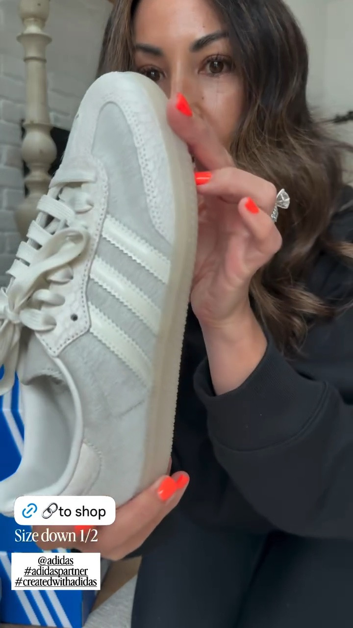 Adidas sneakers size down half. Sweatshirt small. 
#adidaspartner #createdwithadidas @adidas

#LTKOver40