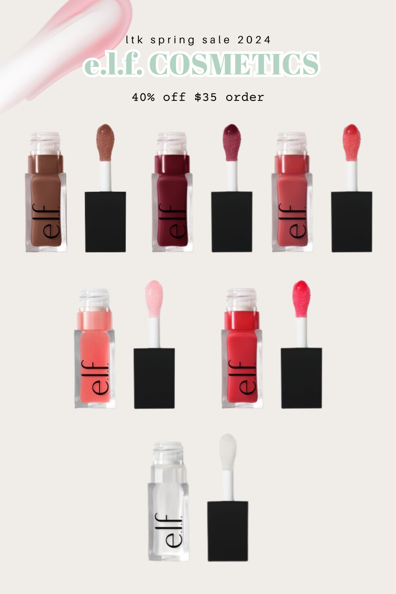 Itsliddystyle sharing LTK Spring Sale: Elf Cosmetics. Lip Oils. Lip glosses. Lip gloss. Elf lip oils. 

#LTKbeauty #LTKSeasonal #LTKSpringSale