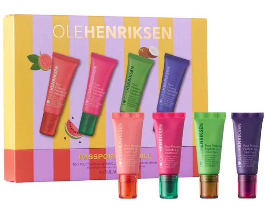 OLEHENRIKSEN new cooling tropical lip peptides set