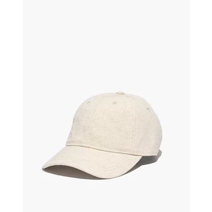 Cotton-Linen Baseball Cap | Madewell