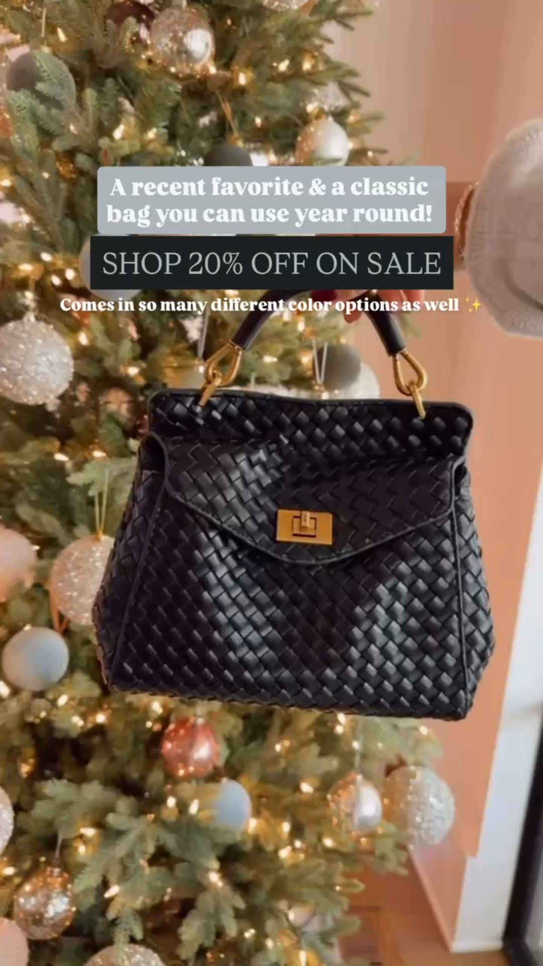Such a pretty bag! It looks designer but it’s not! Currently on sale!

Loverly Grey, Black Friday sale, black woven purse, everyday purse, Amazon 

#LTKCyberWeek
