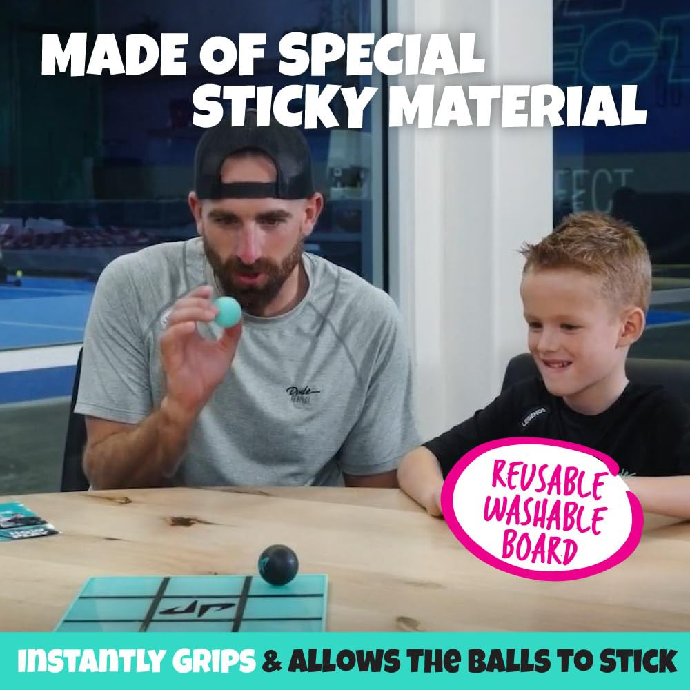 Dude Perfect Sticky Tic Tac Toe, Kids Tabletop Activity, for Family Game Night, Perfect for a Gif... | Amazon (US)