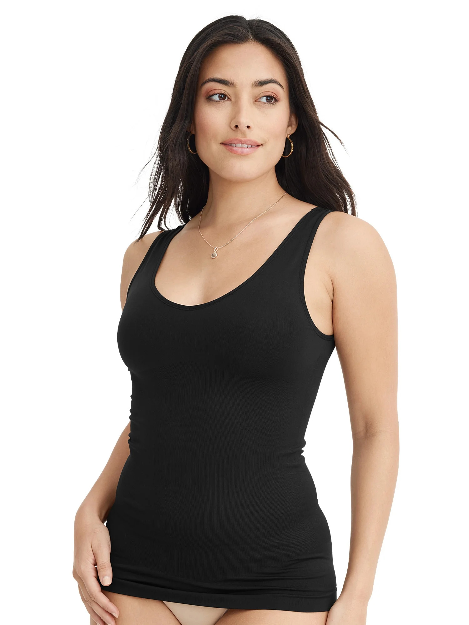 Jockey Essentials Women's Slimming Tank, Everyday Shapewear, Body Slimming Top, Compression Tank,... | Walmart (US)