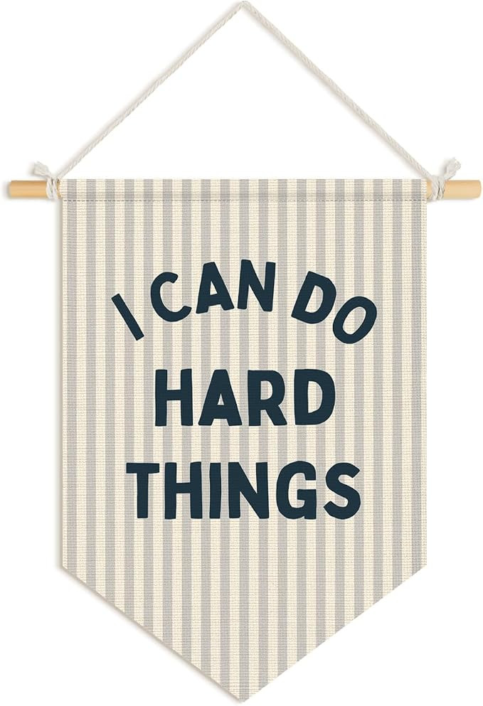 Wheatwin Motivational Posters for Boys Kids, I Can Do Hard Things Growth Mindset Classroom Banner... | Amazon (US)