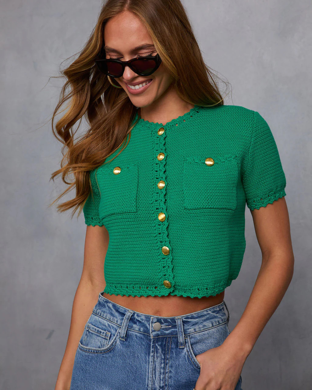 Pure Allure Knit Crochet Cardigan | VICI