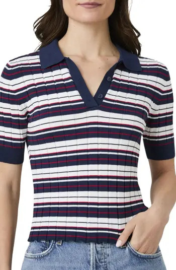Stripe Rib Polo Shirt | Nordstrom Rack