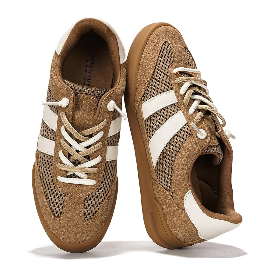 Project Cloud Casual Sneakers for Women - Memory Foam Insoles Lace-Up Womens Shoes and Lightweigh... | Amazon (US)