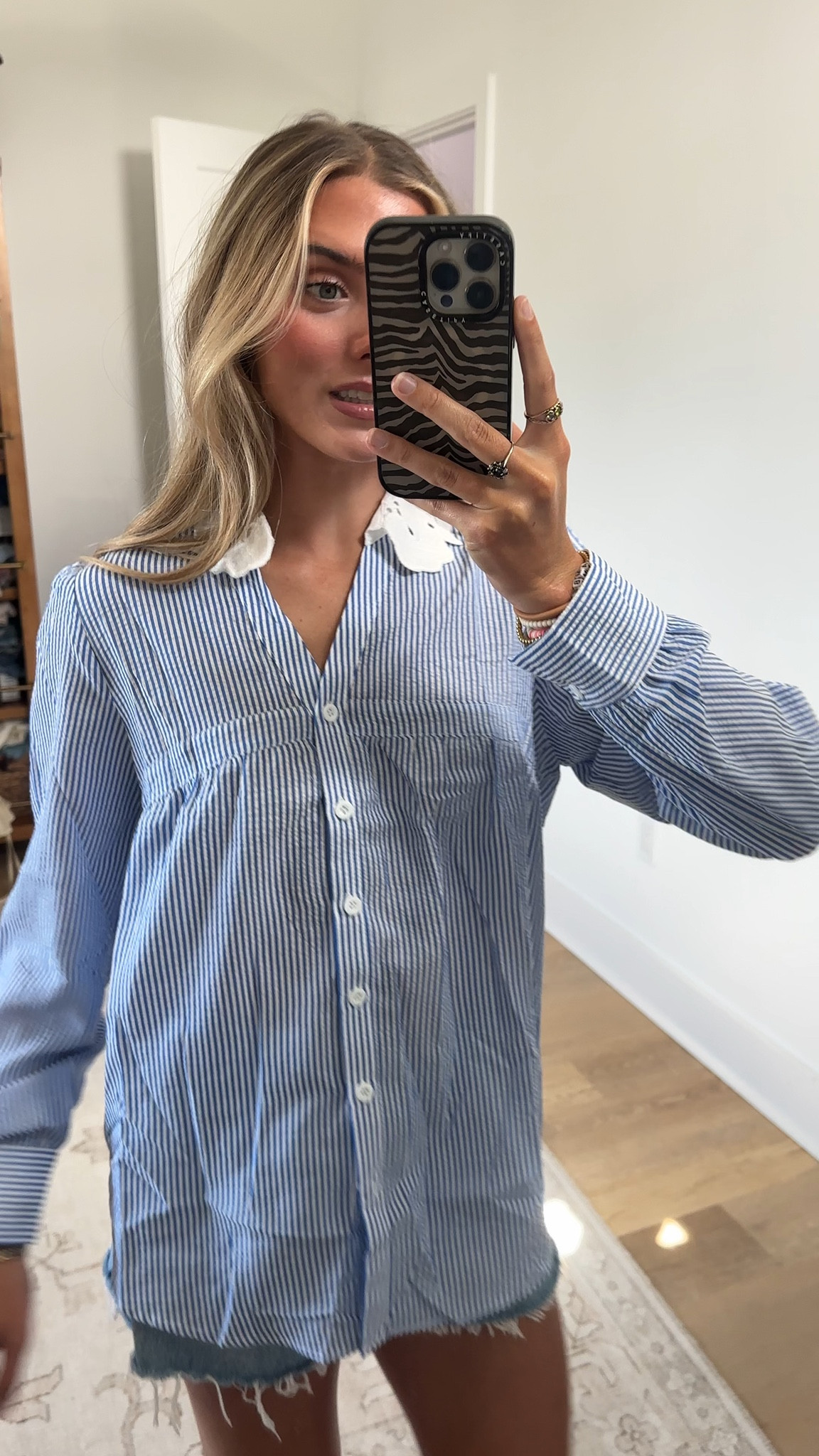 Amazon size small ECOWISH Striped Button Down Shirts for Women Office Business Casual Long Sleeve Tops Collared Work Blouses Fall Outfit 2026

#LTKootd #LTKSaleAlert #LTKWorkwear