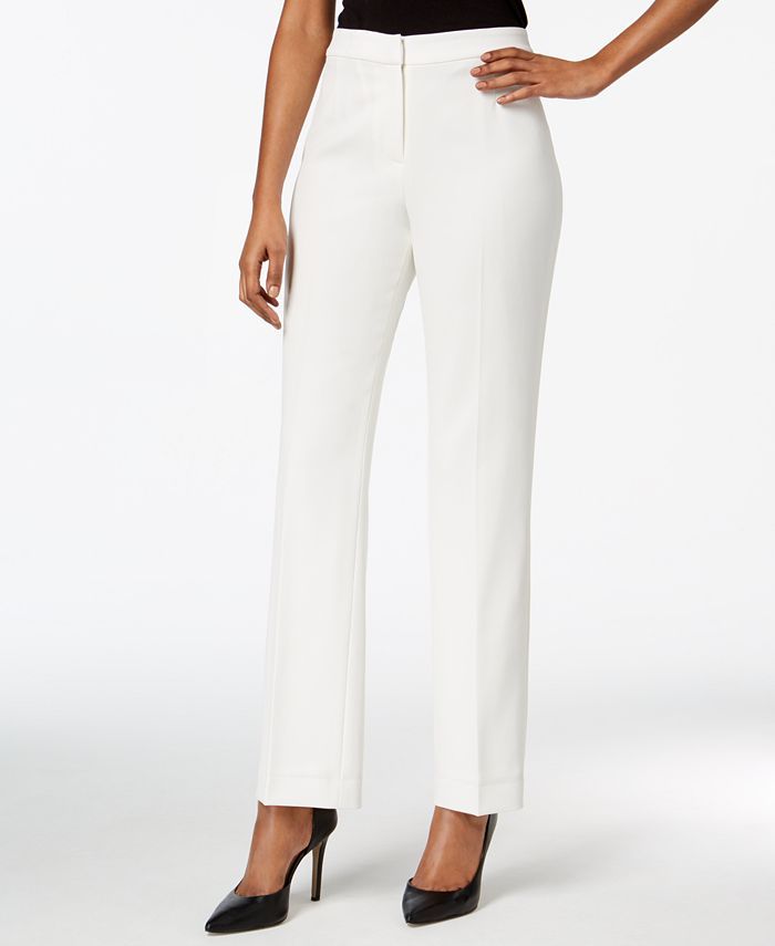 Kasper Straight-Leg Modern Crepe Dress Pants & Reviews - Pants & Capris - Women - Macy's | Macys (US)