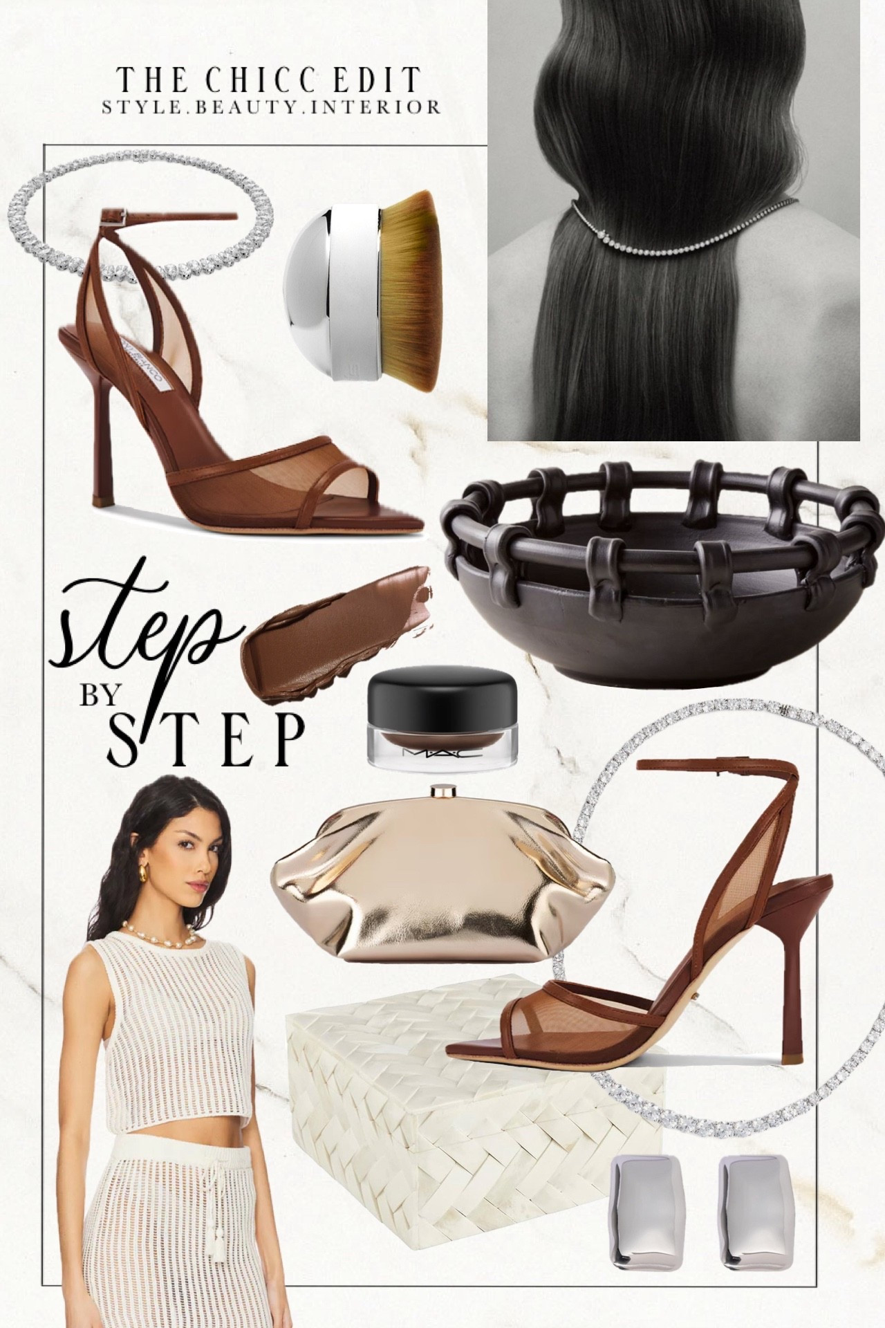 Shop the edit ✍🏻 

#sandals #bag #jewelry #decor #coverup tennis necklace bracelet top heels swimsuit earrings silver Mac beauty 

#LTKgrwm #LTKSwim #LTKHome