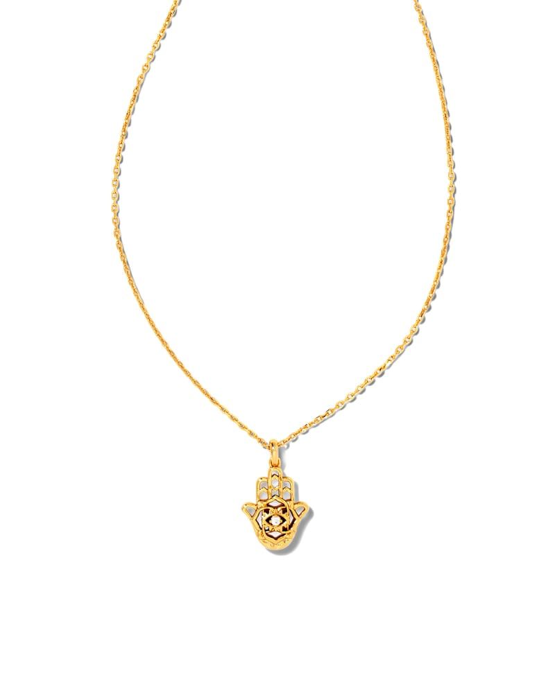 Hamsa Pendant Necklace in Gold | Kendra Scott