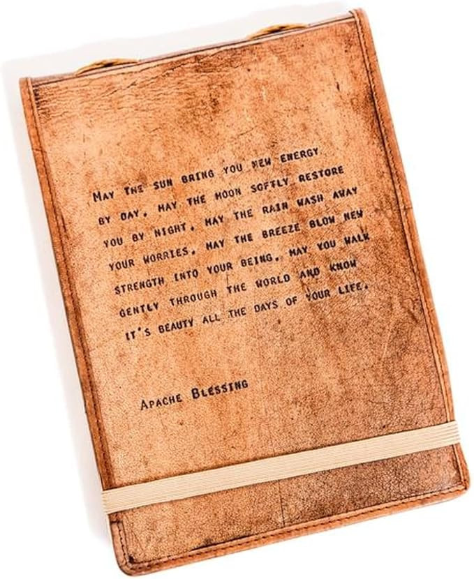 Sugarboo & Co. Leather Journals - pick from 12 quotes (Apache Blessing) | Amazon (US)