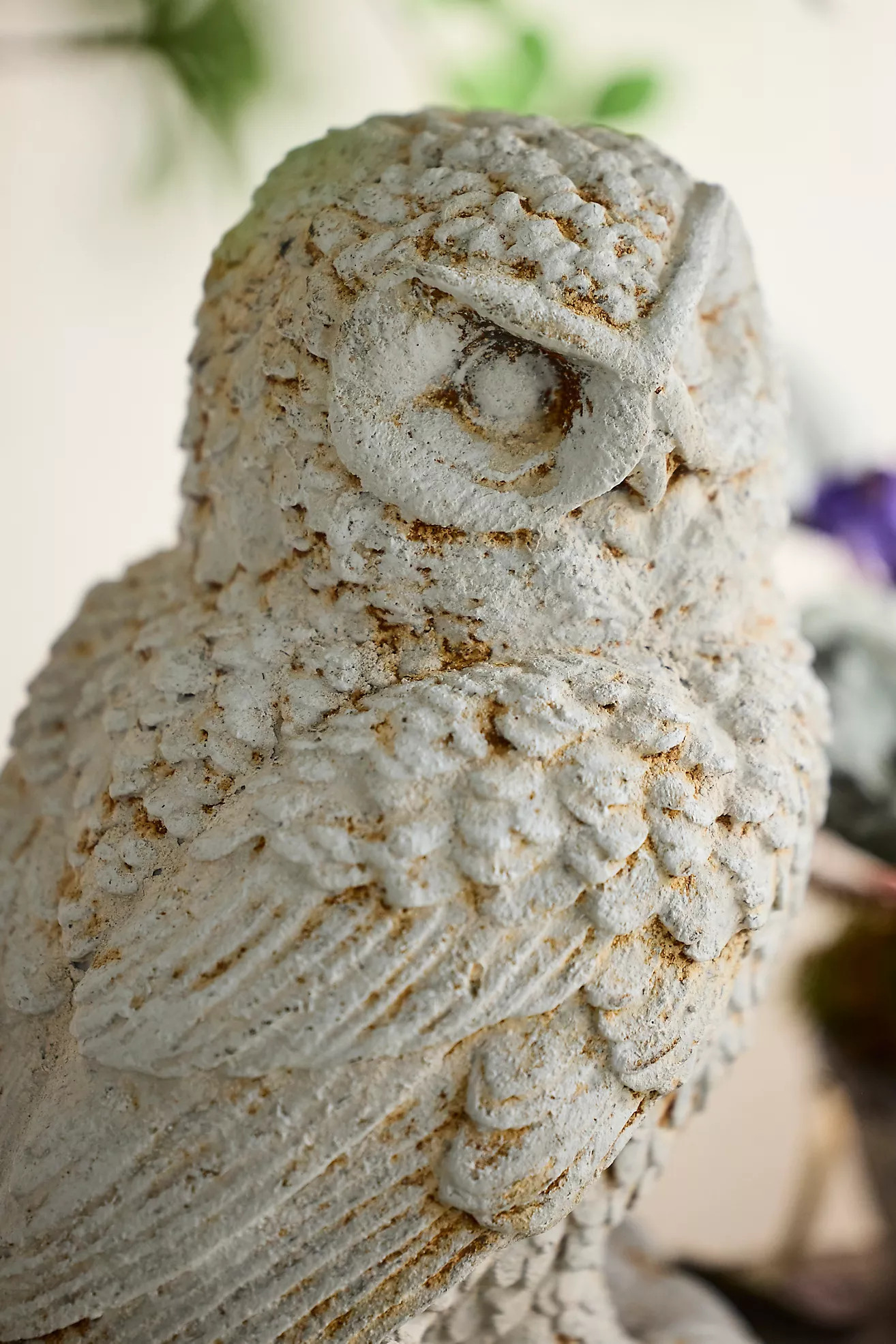 Cast Iron Owl, 10” White | Terrain