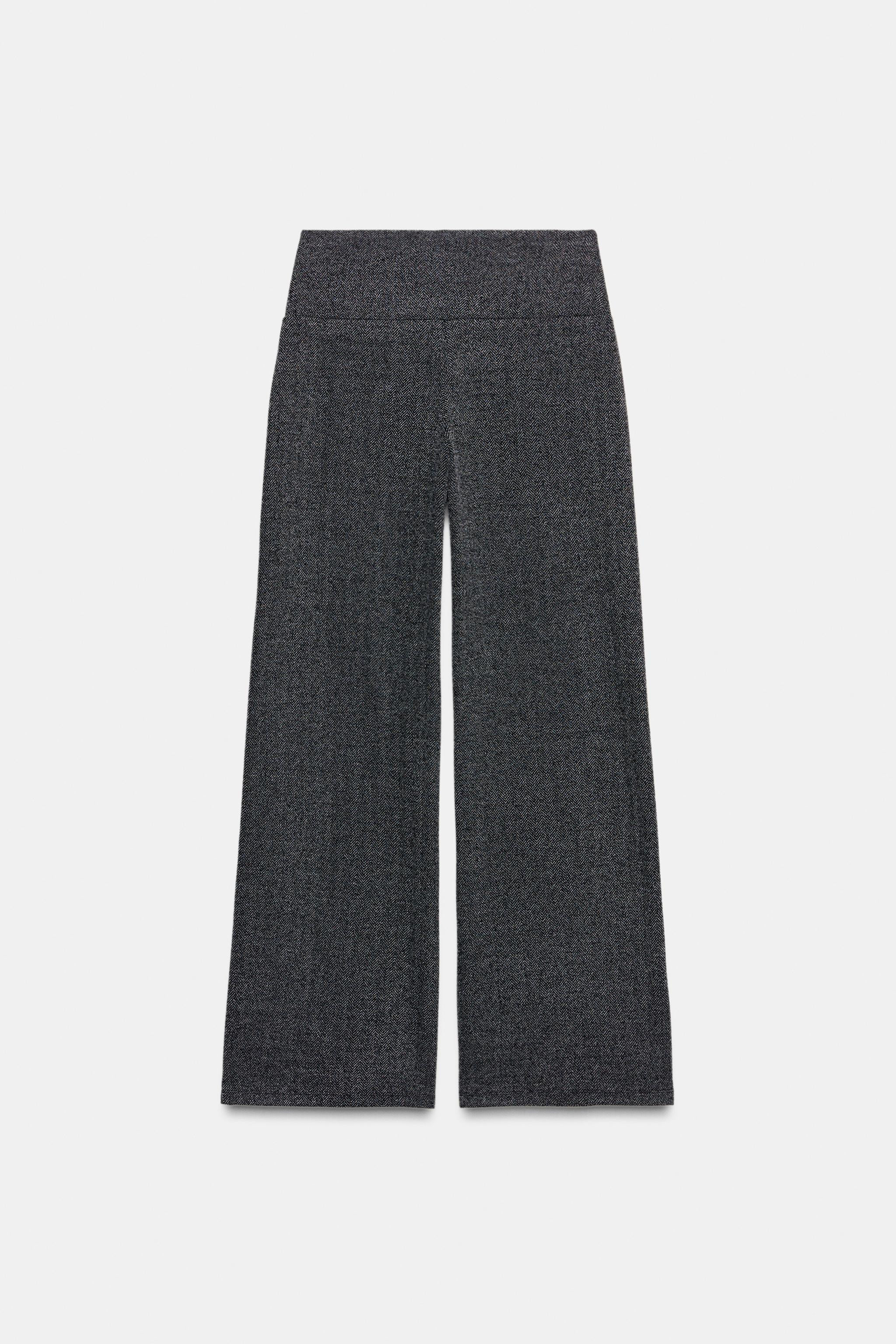 STRAIGHT LEG TWILL PANTS | Zara US