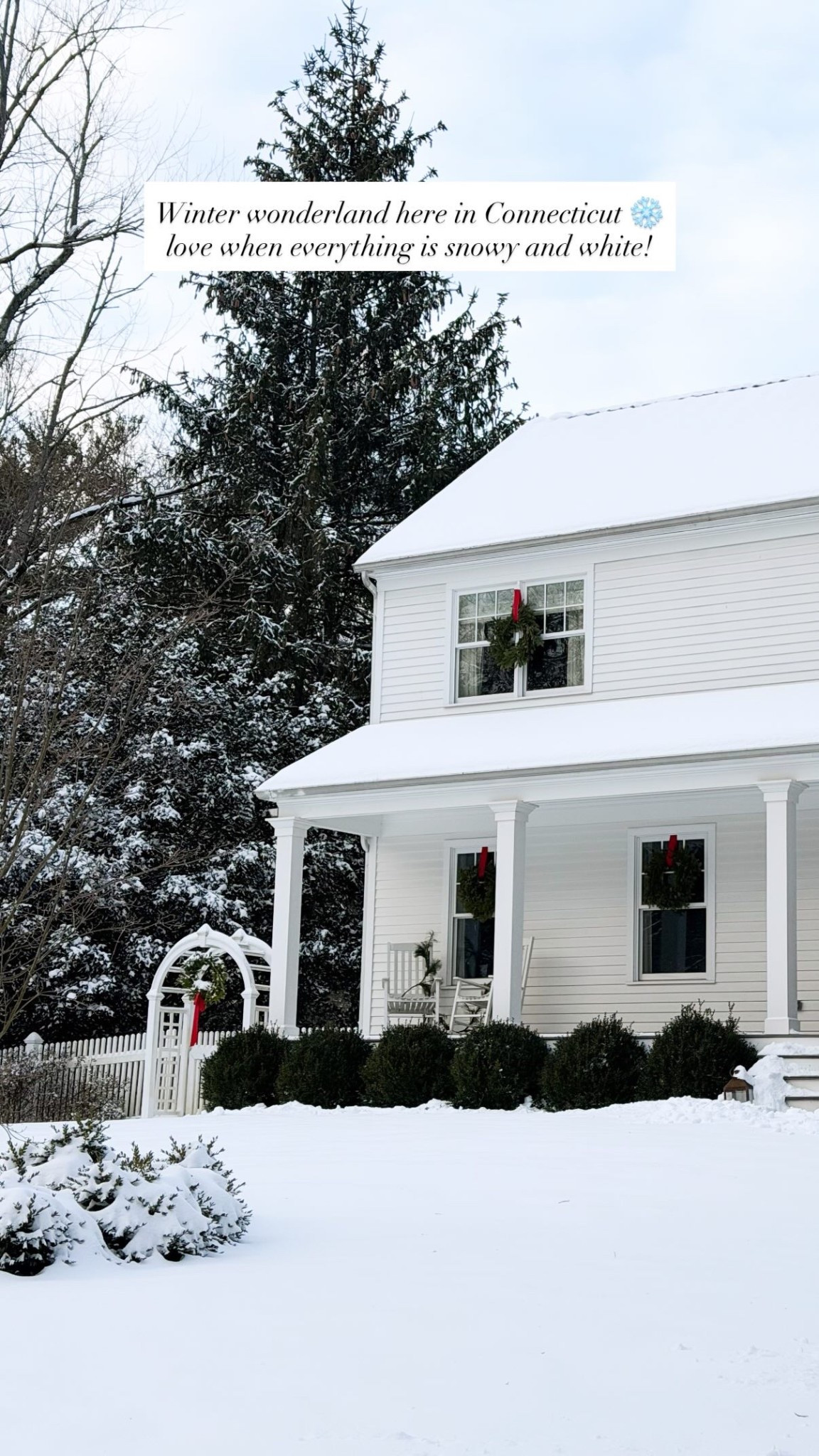 White Nantucket arbor and gate. 

#LTKHome #LTKdayinmylife #LTKHoliday