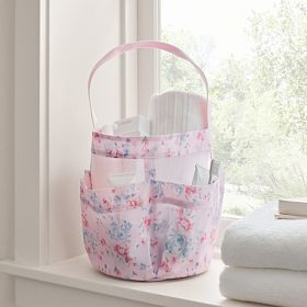LoveShackFancy Windsor Rose Shower Caddy | Pottery Barn Teen