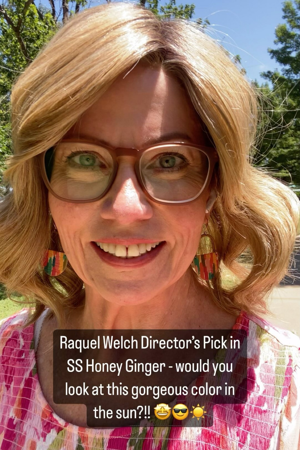 I don’t know why I’ve never tried this gorgeous warm strawberry blonde before, but it’s absolutely gorgeous, and I just had to show it in the sun so you can see! 😎☀️🤩💛

I’m wearing my new @raquelwelchwigs Director’s Pick in the color SS 14/25, which is Shaded Honey Ginger. This new style is so pretty, and the color is now my absolute favorite blonde from Raquel Welch! It’s the perfect warm blonde that goes so well with my color palette and makes me look my best! 🙌🏻😍❤️

This one has the new LuxLite Cap, which features a revolutionary design technique of smooth transitions for lightweight comfort and the luxurious, lower-density effect of hair that falls beautifully and moves freely. I wore it outside for my walk and it really does move like human hair in the breeze. It is SO comfortable with its 100% hand-tied base!

Note:  I was gifted Director’s Pick from @thewigcompany in exchange for creative content. Don’t forget you can get your first purchase for 30% off with my CHERYL30 code at @thewigcompany - comment LINK if you’d like me to send you a direct link to purchase! 😍💜🙌🏻🤗

Follow me!!
Instagram:  @wiggy_mom42
Facebook:  @wiggymom42
TikTok:  @wiggy.mom42
YouTube: @WiggyMom42

Shop my LTK:  @WiggyMom42 for my all my wigs and clothes! 

#alopeciaawareness #alopeciaacceptance #baldisbeautiful #wigwearing #wiglife #wigsister #wigwearingcommunity #wigs #wigsforwomenshairloss #hairloss #hairlosscommunity #androgeneticalopecia #syntheticwigs #hairoftheday #helperhair #wigjourney #wighelp #wigvibes #wiglife #wearthehair #hairlosssupport #wigoftheday #zennioptical #justgotmyzennis #thewigcompany #raquelwelchwigs #raquelwelch #springcolors #springcolorpalette #carolbrailey