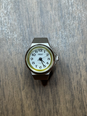 Vintage Consort Finger Ring Watch Oil in Glass Tested Works Runs w/New Battery  | eBay | eBay US