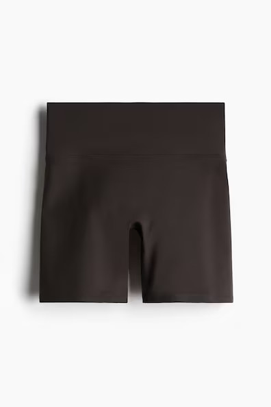H & M - Biking Shorts with SoftMove - Brown | H&M (US + CA)