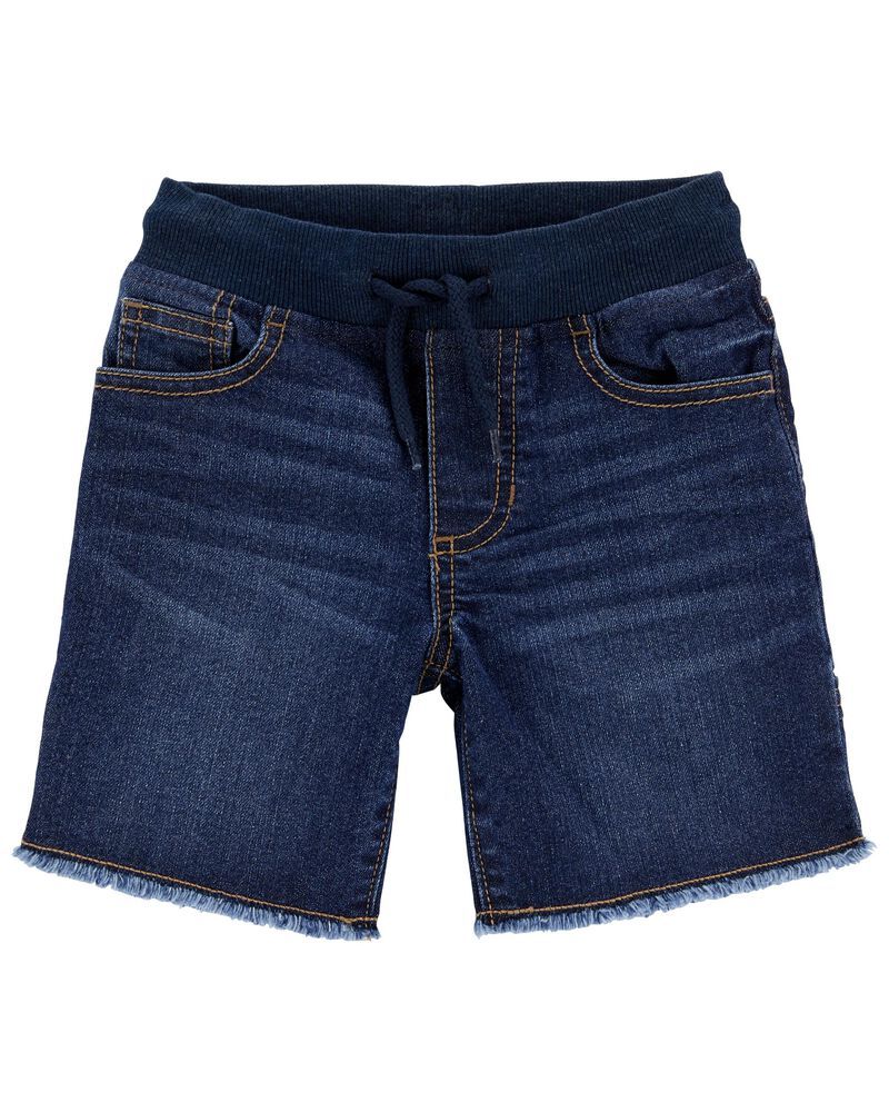 Pull-On Knit Denim Shorts | Carter's