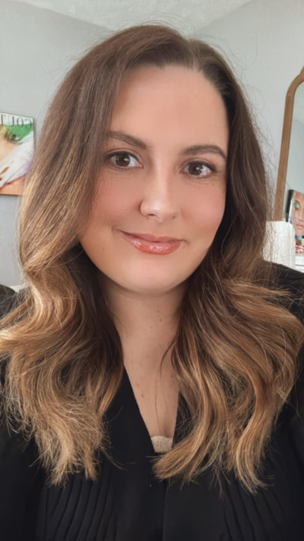 Spring makeup look 🖤 // Target black ribbed cardigan, YSL eyeshadow, Merit cream blush and bronzer, Fenty lip gloss 

#LTKFindsUnder50 #LTKStyleTip #LTKBeauty