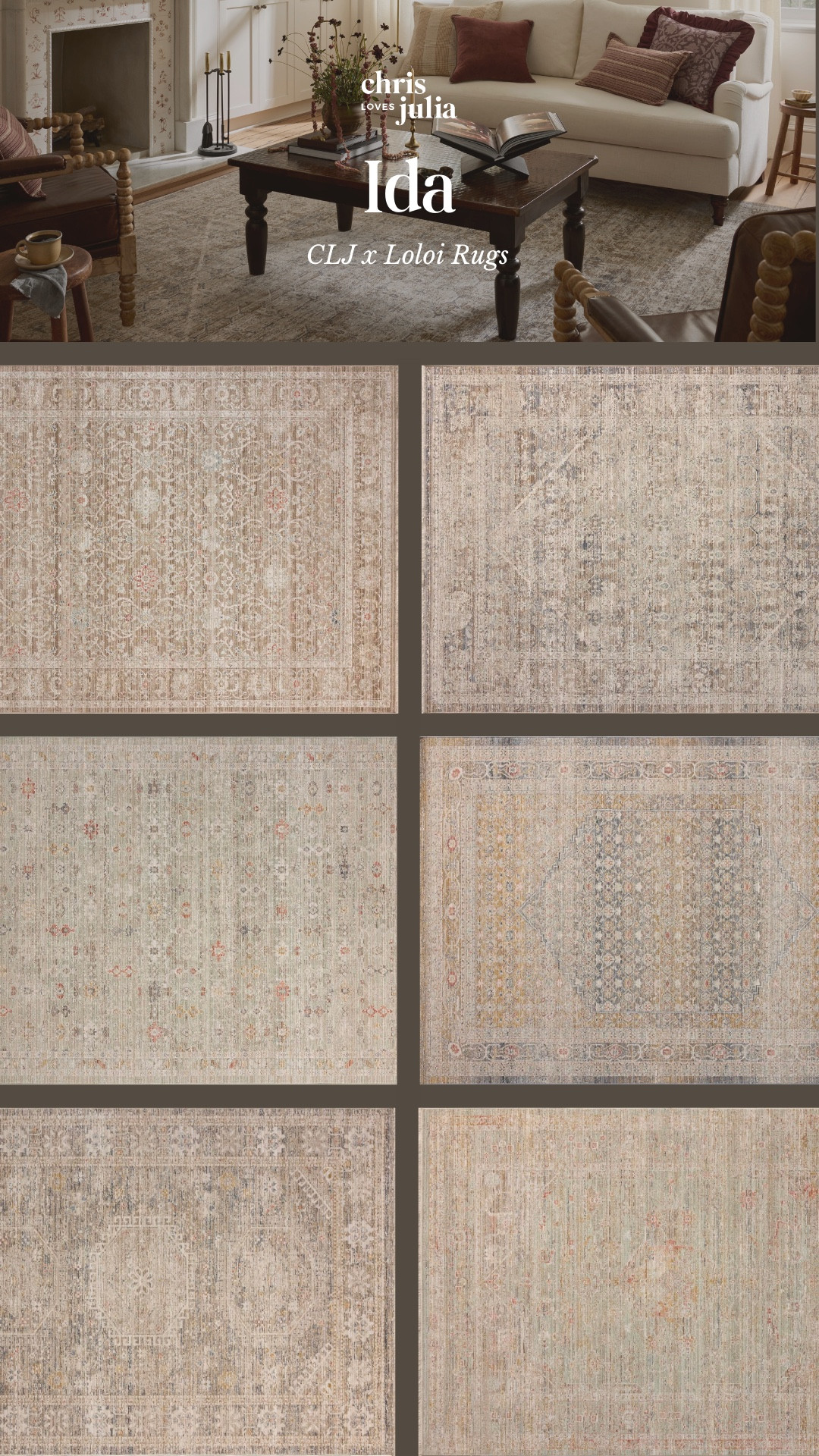 Introducing the CLJ x Loloi Fletcher Collection 🤎

#LTKStyleTip #LTKHome #LTKSaleAlert