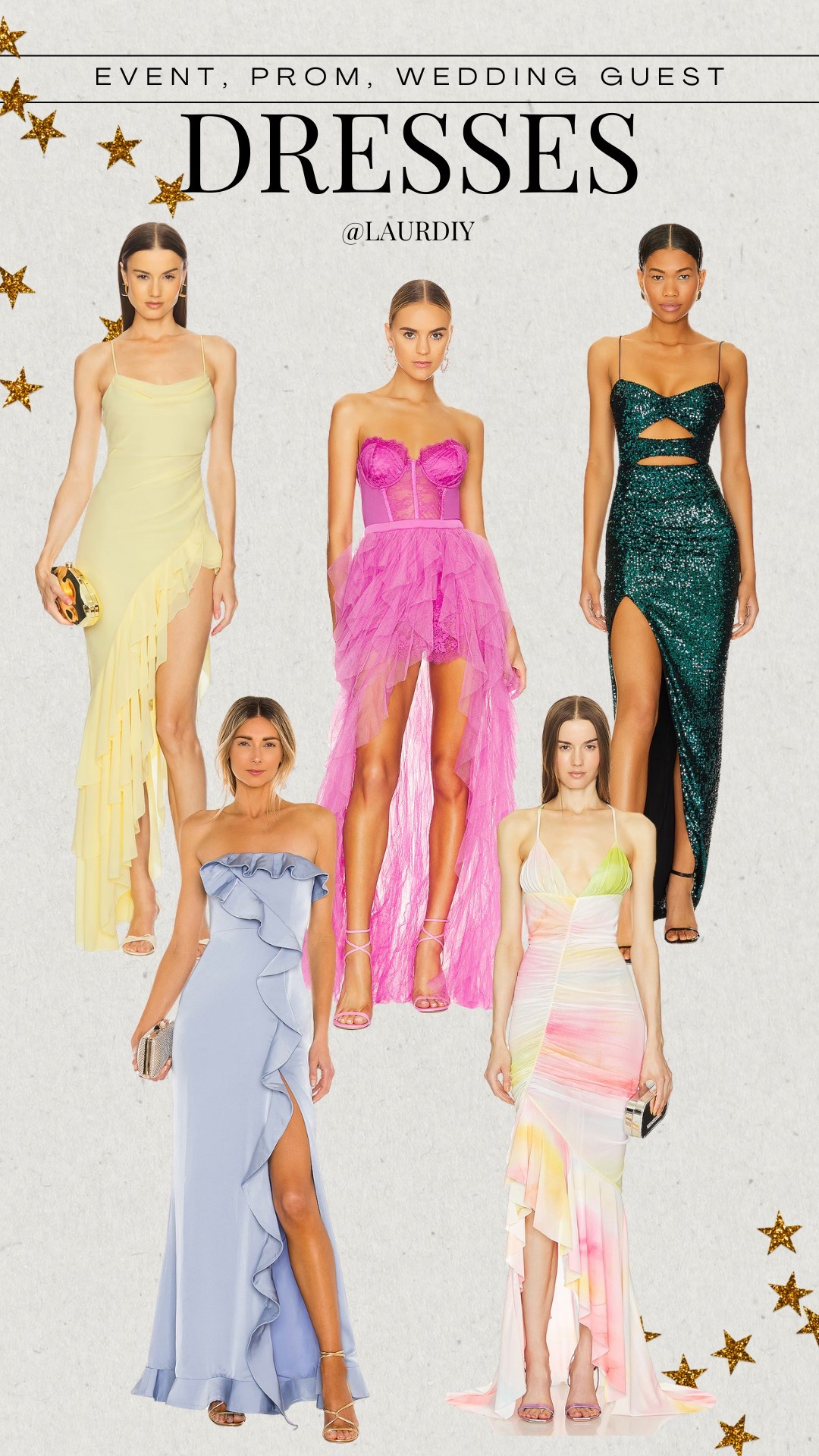 dresses from my YouTube prom pics! 

#LTKWedding #LTKParties #LTKSummerEdit