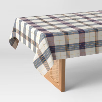 120"x60" Plaid Tablecloth - Threshold™ | Target