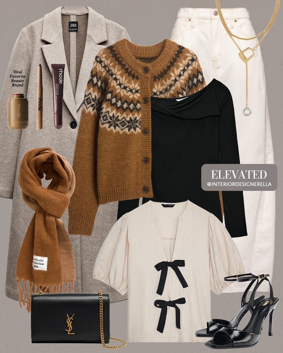 Top-to-Toe neutrals!  $60 Zara long coat + 50% off fair aisle sweater! ✨ Share this post with a friend!!🤗 Click on the “Elevated Layers” collection on my LTK to shop this post and more!🤗 Have an amazing day!! Xo!!

#LTKGiftGuide #LTKootd #LTKHoliday