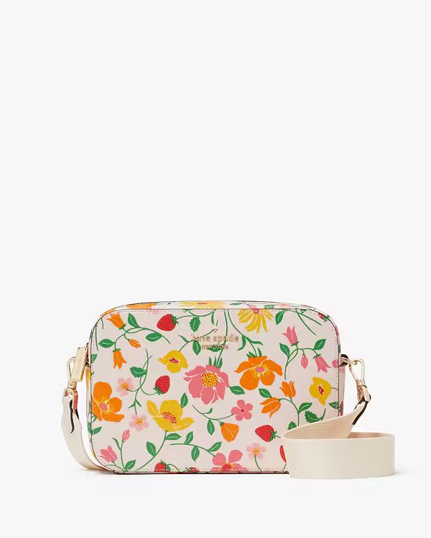 Madison Strawberry Garden Mini Camera Bag | Kate Spade Outlet
