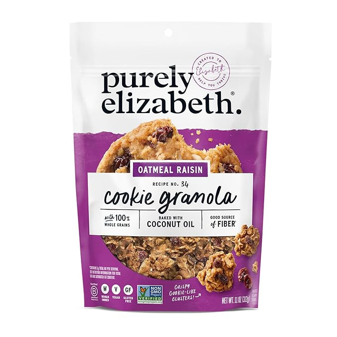 Purely Elizabeth Granola Ckie Oatml Raisn 11 OZ | Amazon (US)