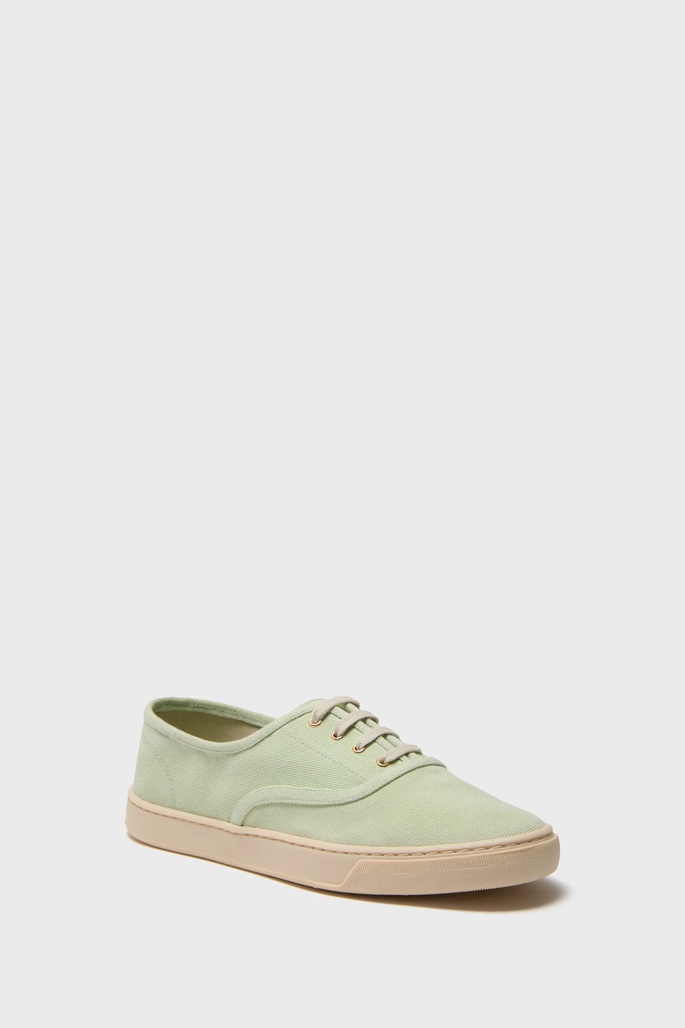Pistachio Canvas Bea Sneakers | Tuckernuck (US)