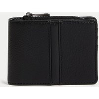 M&S Collection Men's Bi-Fold Wallet - Black, Black | Marks & Spencer (UK)