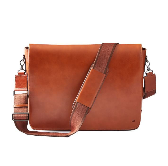 Graham Leather Messenger Bag | Mark and Graham