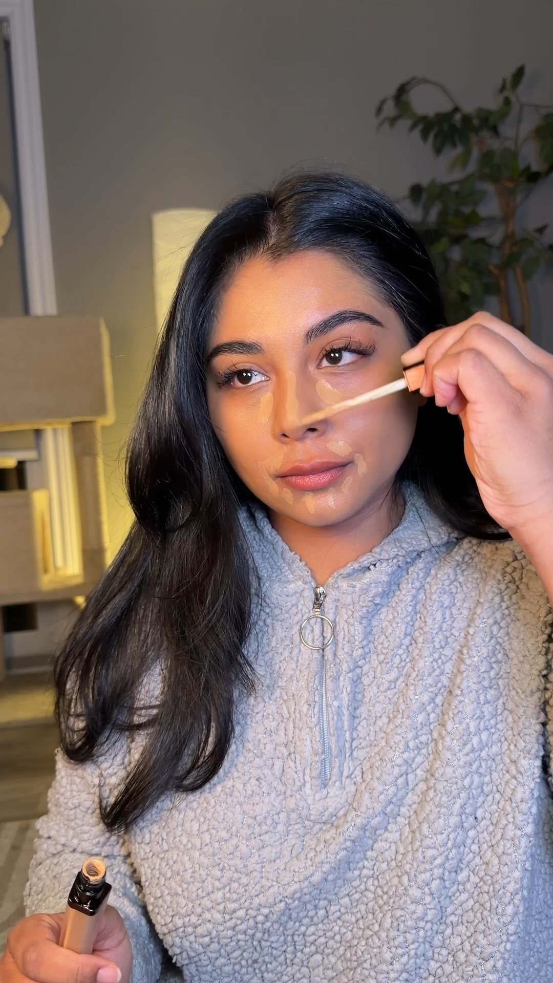 I don’t think I used a softer concealer brush like this before @Hourglass Cosmetics Vanish concealer & Vanish seamless concealer brush
#fyp #brownskin #concealer #makeuphacks #grwm 

#LTKcanada #LTKwinter #LTKbeauty