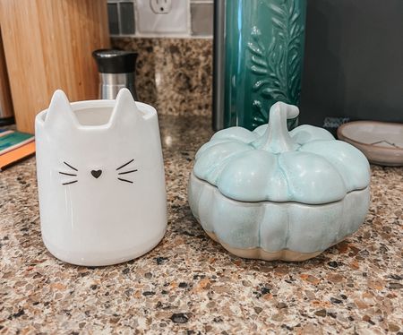 My latest target finds 🐾😻🎃 similar cat pots tagged because it sold out, but the blue pumpkin bowl and lid are still available! 

#LTKHalloween #LTKhome #LTKSeasonal