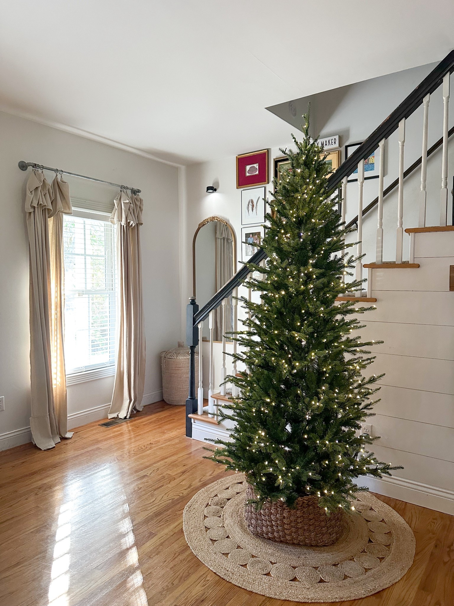 Back in stock, Home Depot grand duchess slim, it’s stunning! 
Christmas tree, no fluff 

#LTKHome #LTKSeasonal #LTKSaleAlert