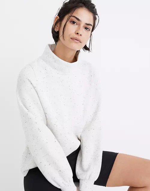 MWL Betterterry Relaxed Turtleneck Sweatshirt | Madewell