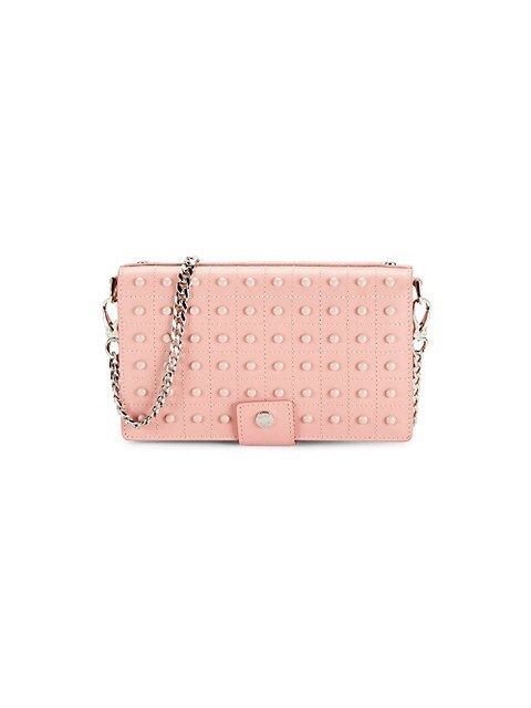 Tod's Faux Pearl Studded Leather Crossbody Bag on SALE | Saks OFF 5TH | Saks Fifth Avenue OFF 5TH