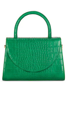 olga berg Nadia Vegan Leather Embossed Top Handle Bag in Green from Revolve.com | Revolve Clothing (Global)