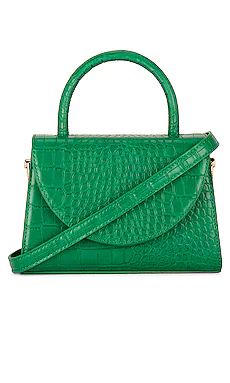 olga berg Nadia Vegan Leather Embossed Top Handle Bag in Green from Revolve.com | Revolve Clothing (Global)