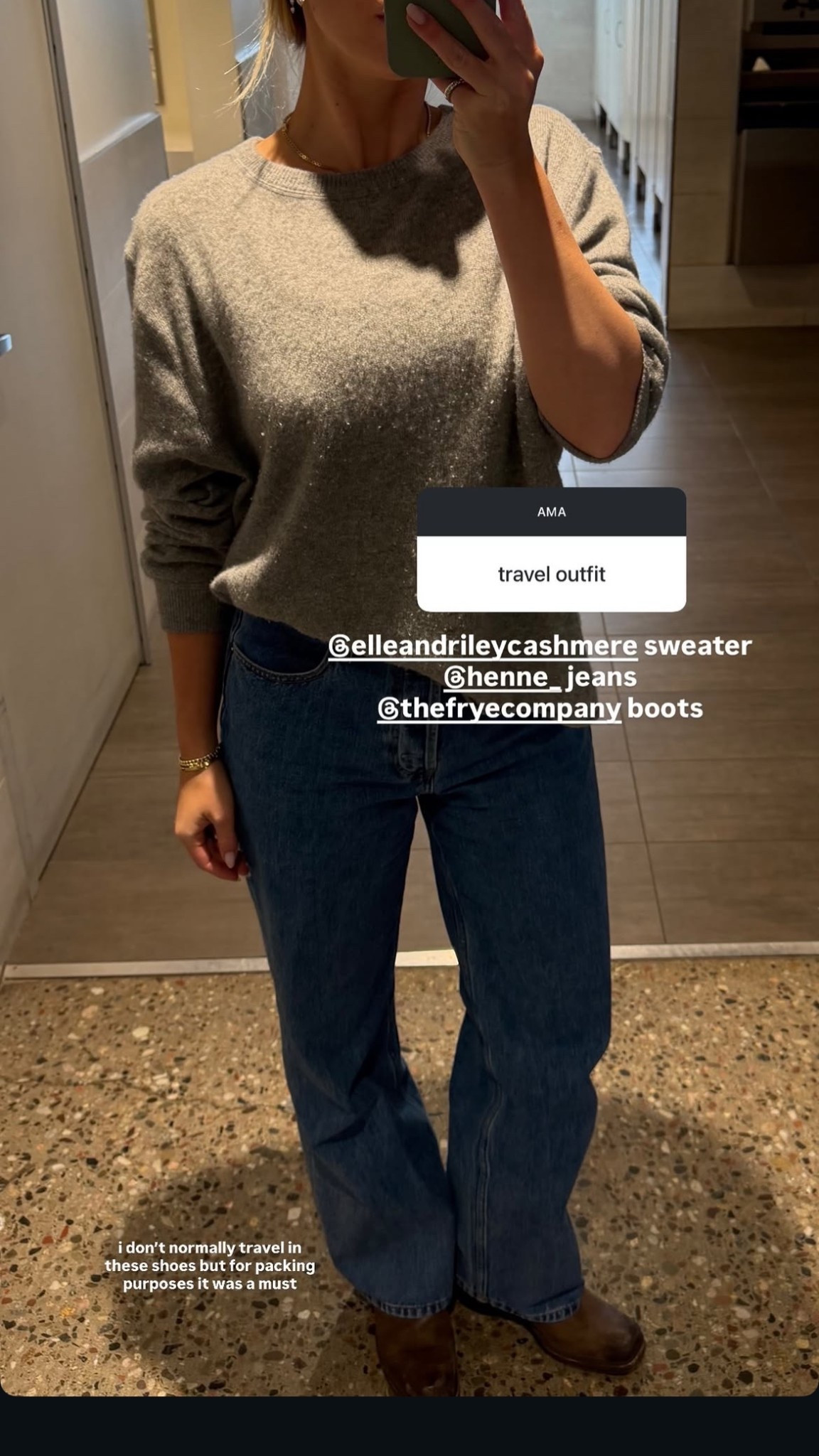 recent travel day look! i don't normally travel in these shoes but for packing purposes it was a must

#LTKTravel #LTKdayinmylife #LTKootd