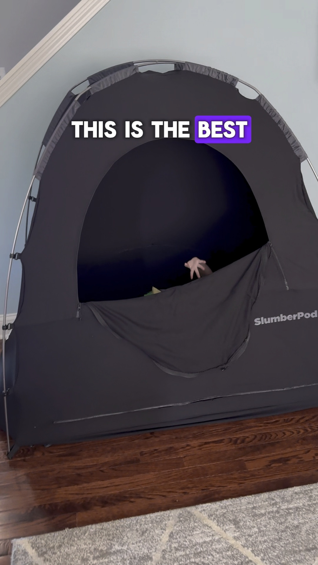 I don’t leave for a family trip without this now! The Slumberpod is the best way to share a room with a baby or toddler while traveling. It creates a completely blackout environment, so no more going to bed at the same time as your kids! It easily fits over a pack n play or inflatable mattress. The material is breathable, so your kids won’t get too hot while sleeping. It easily fits in your carry-on luggage  This thing is so great, even I want to sleep in it! 

#LTKBaby #LTKTravel #LTKFamily