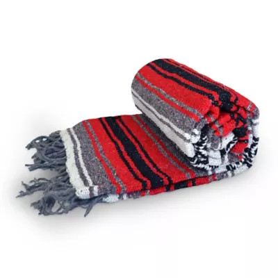 Dragonfly™ Yoga Studio Mexican Blanket in Red | buybuy BABY